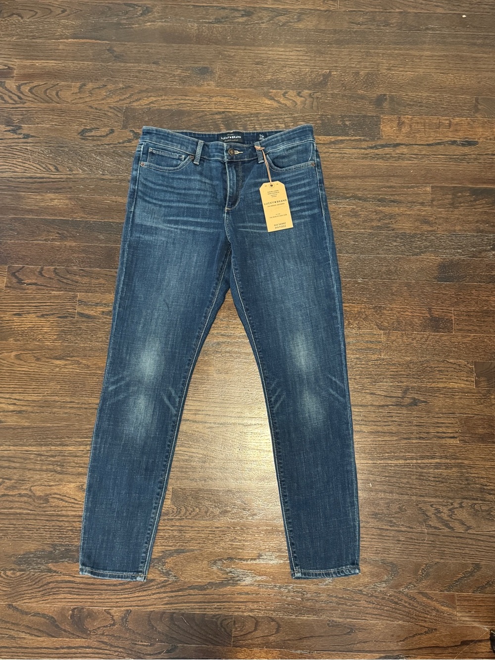 Women's Mid-Rise Blue Skinny Jeans - Lucky Brand